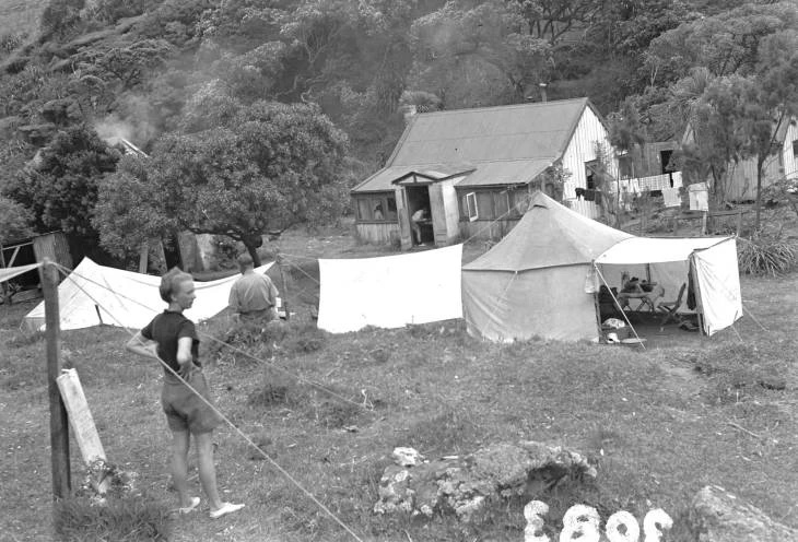 karekare campsite 1942